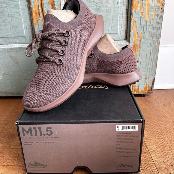 SOLD NIB Allbirds Tree Dasher 2 Men’s Running Shoe Hazy Cocoa Size 11.5 - Picture 8 of 8